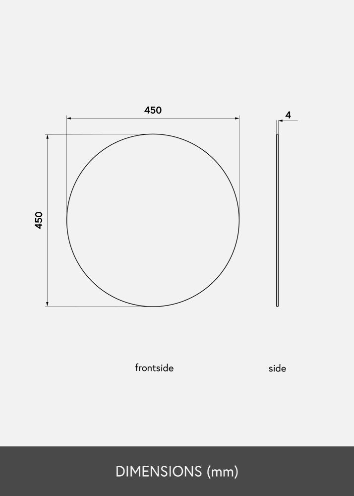 KAILA Rundt Speil 45 cm ø