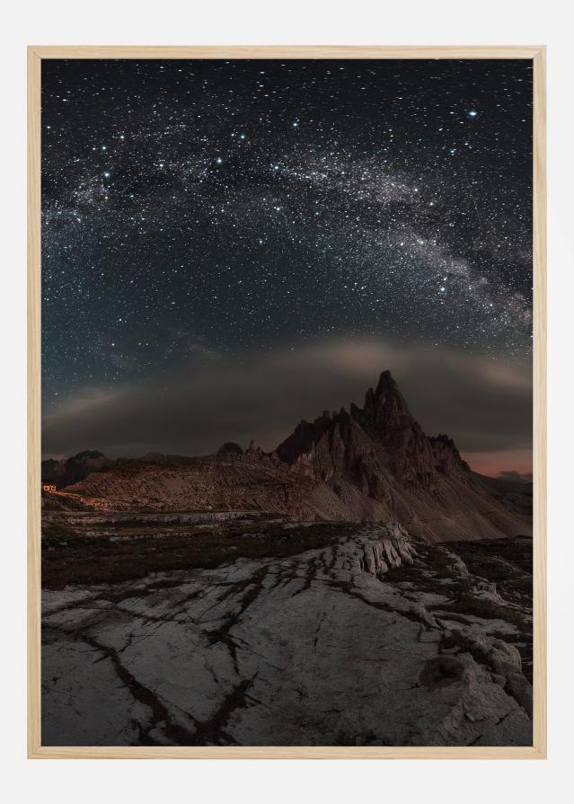 Galaxy Dolomites Plakat