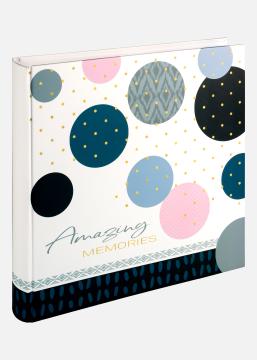 Amazing Memories Album Blå - 28x29 cm (100 Hvite sider / 50 ark)