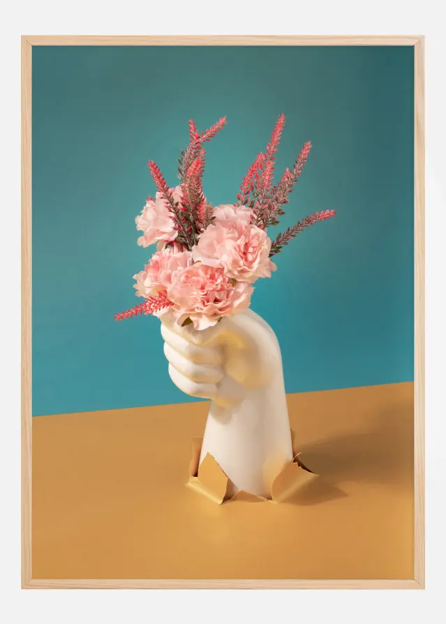 The Hand-Vase Plakat