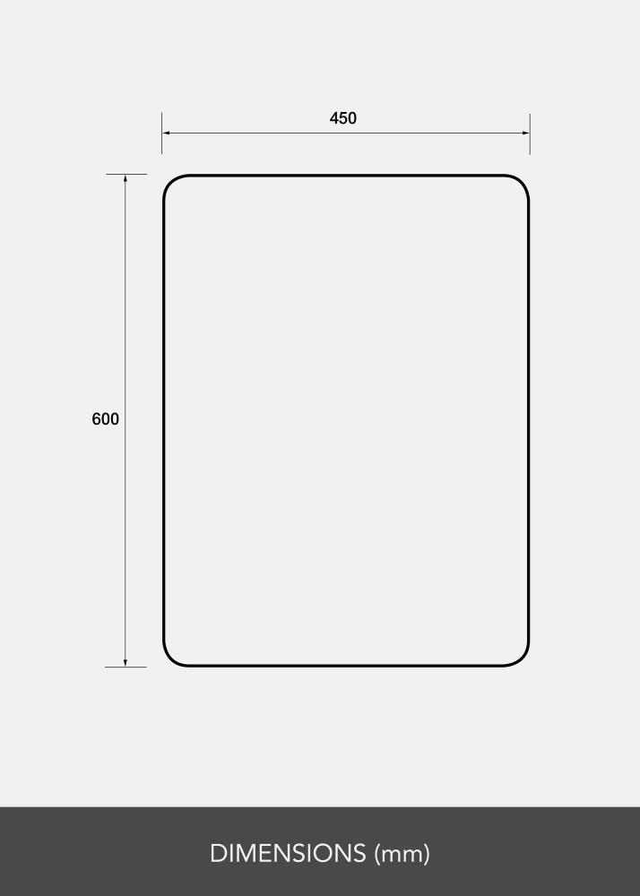 Speil Aspect 45x60 cm