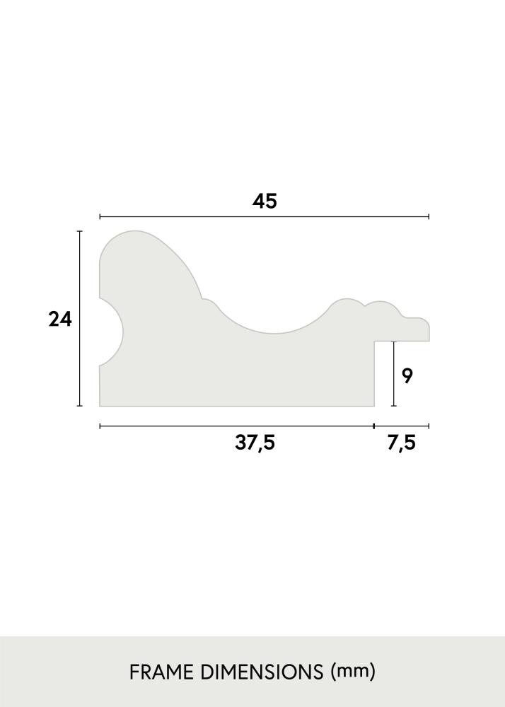 Ramme Charleston Gull 50x50 cm