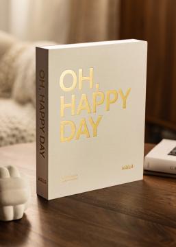 KAILA OH HAPPY DAY Creme - Coffee Table Photo Album (60 Svarte Sider)