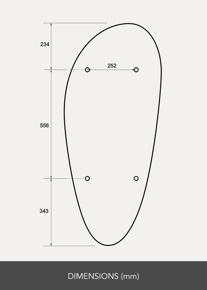 Speil Balance 50x113 cm - Selected By BGA