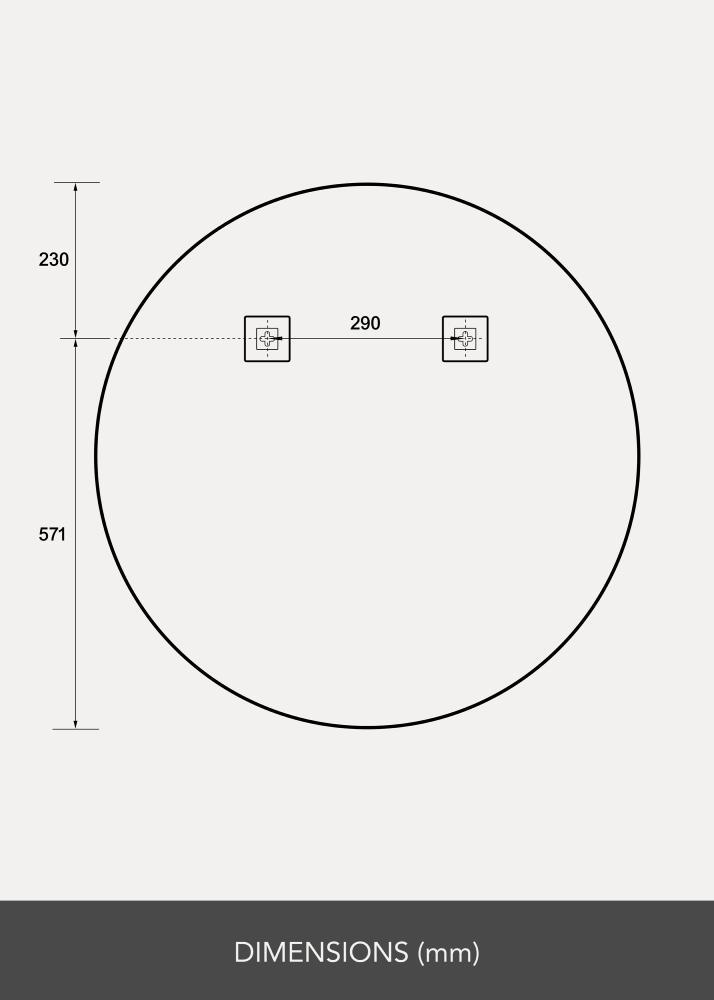 Speil Ring LED 80 cm Ø