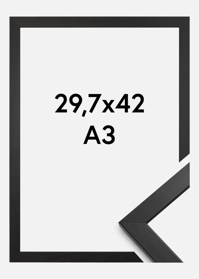 Ramme Stilren Svart 29,7x42 cm (A3)