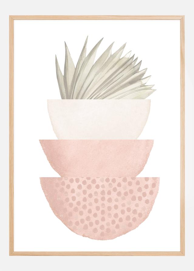 boho pink bowl Plakat