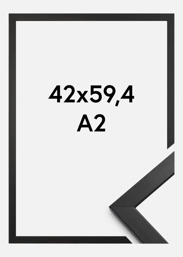 Ramme Stilren Svart 42x59,4 cm (A2)