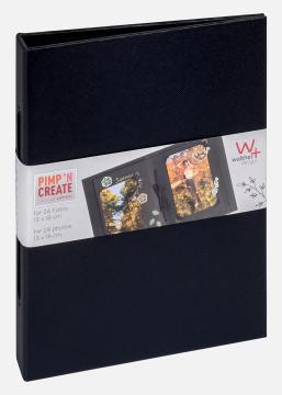 Pac Mini Album Svart - 13,5x18,5 cm (12 Svarte sider / 6 ark)