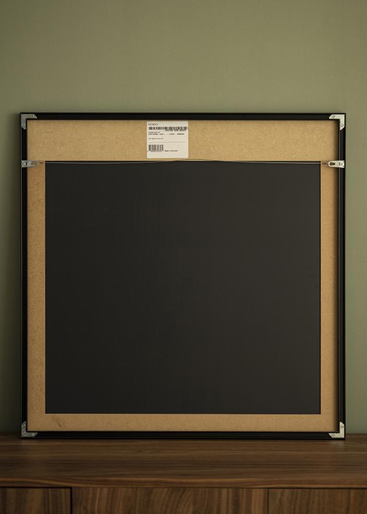 Speil Minimal Black 70x70 cm