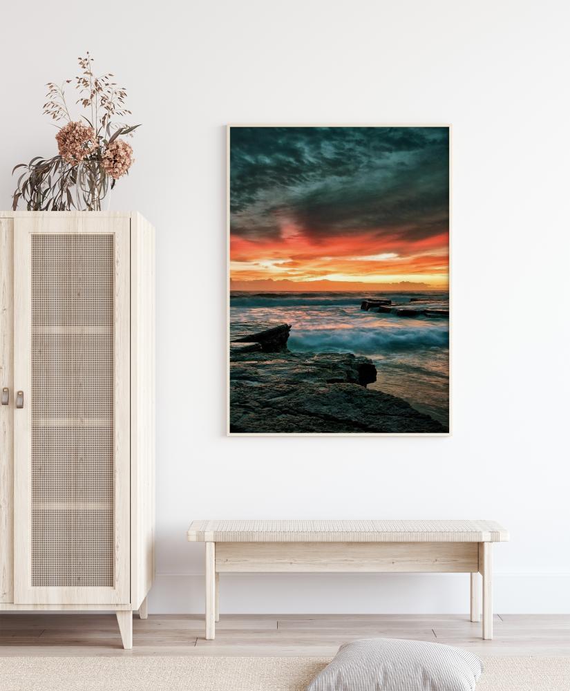 Sunset Over Water Plakat