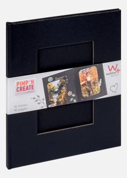 Pac Album Svart - 15,5x19 cm (16 Svarte sider / 8 ark)