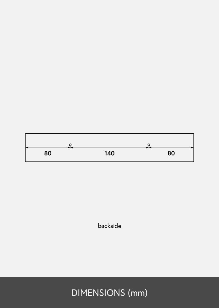 Rammehylle Svart 30 cm