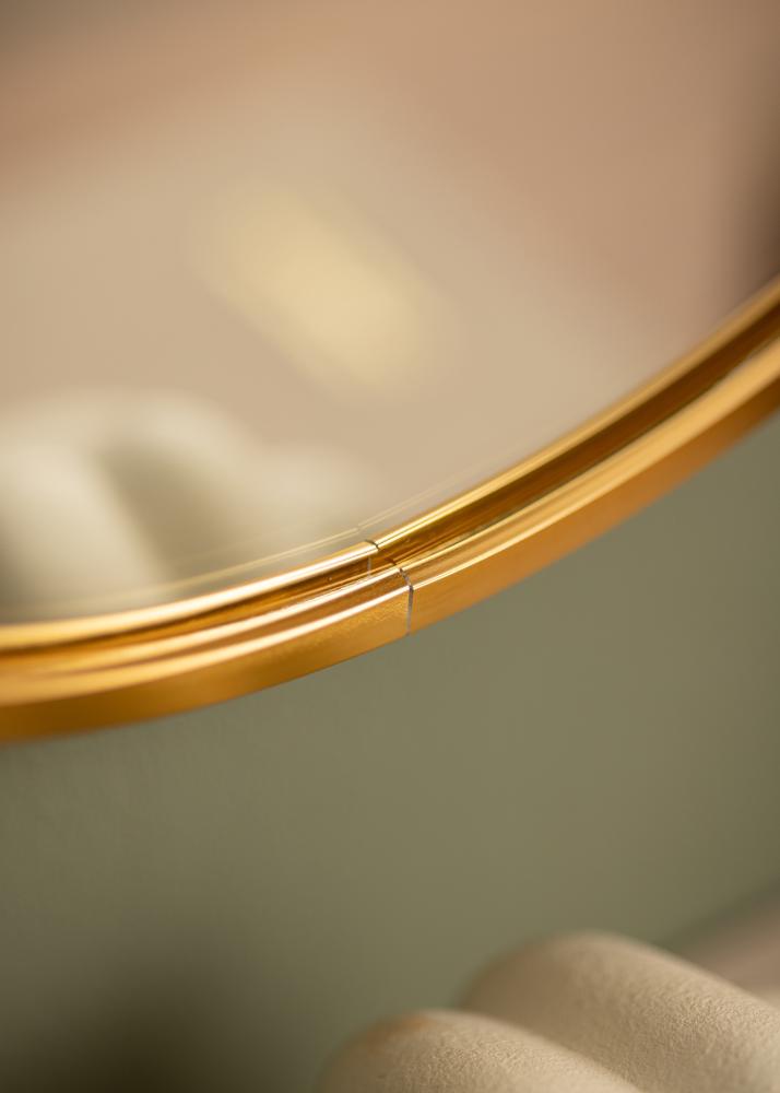 KAILA Round Mirror - Edge Gold 30 cm Ø