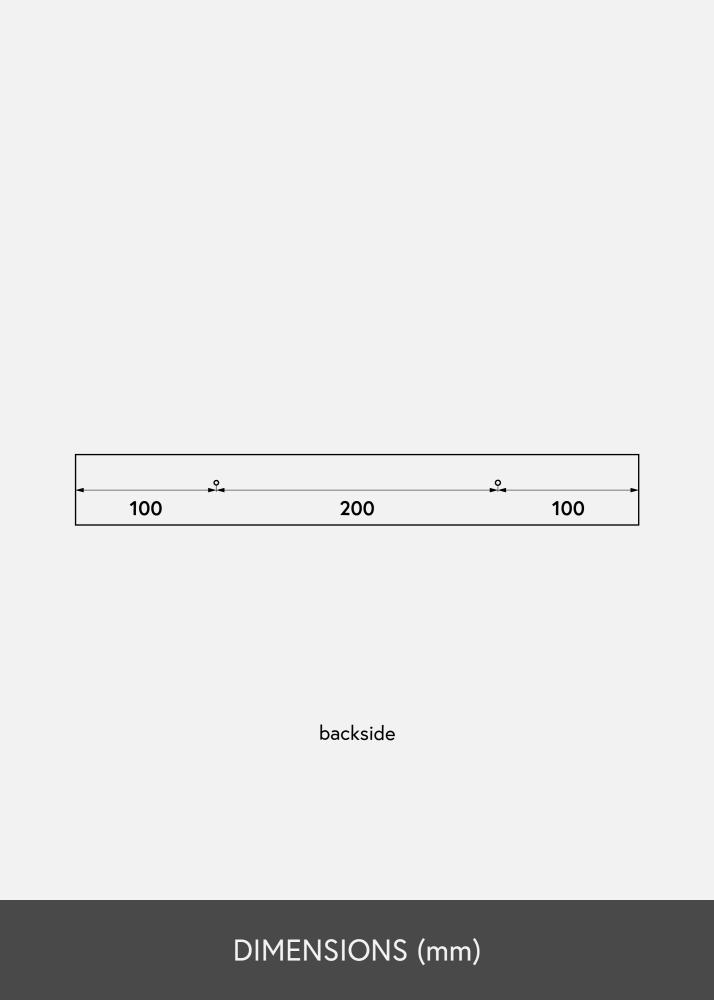 Rammehylle Svart 40 cm