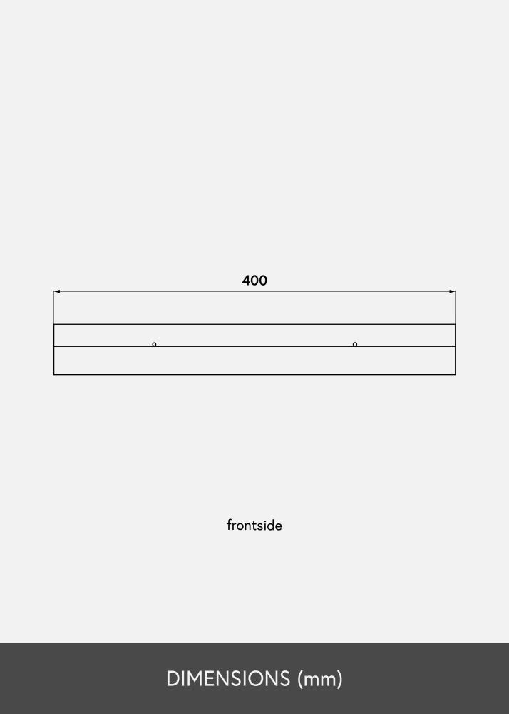 Rammehylle Svart 40 cm