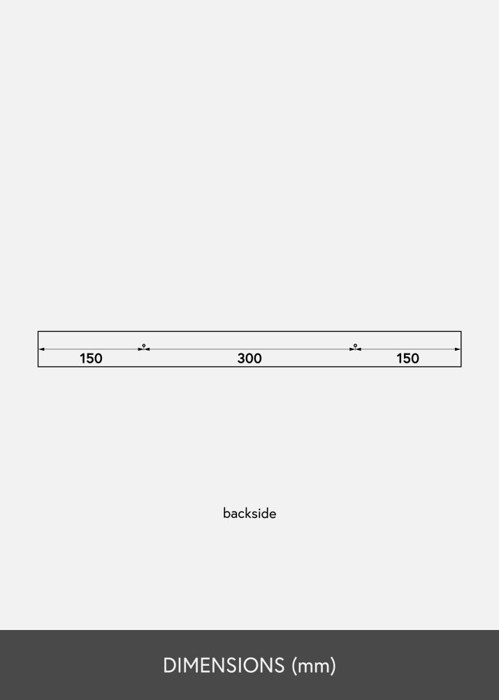 Rammehylle Hvit 60 cm