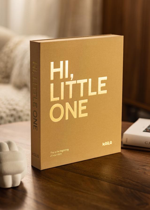 KAILA HI LITTLE ONE Manilla - Coffee Table Photo Album (60 Svarte Sider)