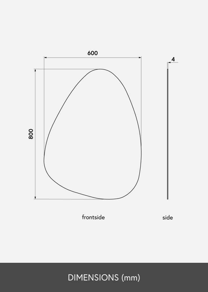 KAILA Speil Shape I 60x80 cm